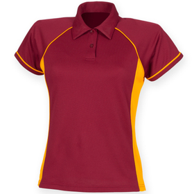 Finden & Hales Ladies Performance Piped Polo Shirt