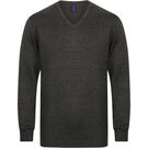 Henbury 12 Gauge V-Neck Jumper