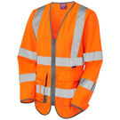 Leo Workwear Hi Vis Beaworthy Women's Sleeved Superior Waistcoat