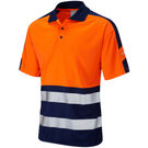 Leo Workwear Hi-Vis Watersmeet Contrast Coolviz Plus Polo Shirt