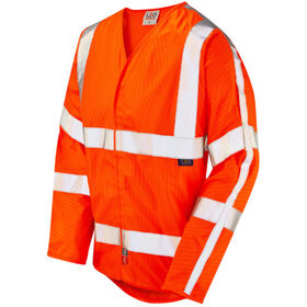 Leo Workwear Hi Vis Meshaw LFS Anti-Static Sleeved Waistcoat