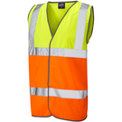 Leo Workwear Hi Vis Contrast Tarka Waistcoat