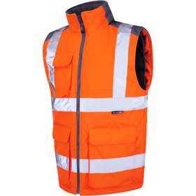 Leo Workwear Hi Vis Torrington Bodywarmer