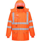 Portwest Hi-Vis Breathable 7-in-1 Traffic Jacket