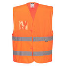Portwest Hi-Vis Half Mesh Two Band Vest