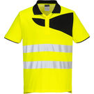 Portwest PW2 Hi Vis Short Sleeved Polo Shirt