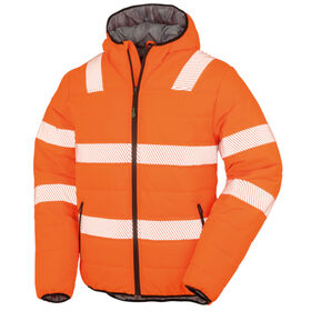 Result Hi Vis Recycled Ripstop Padded Jacket